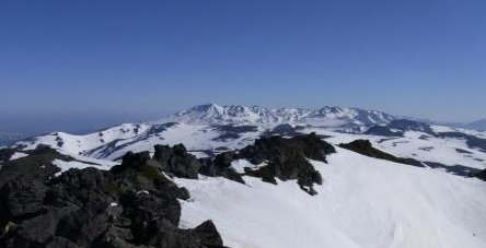 トムラウシ山頂からみた表大雪